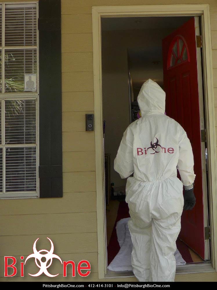Bio-One Pittsburgh - Biohazard restoration technician in home