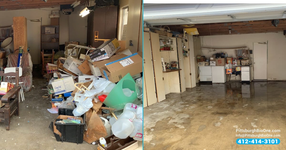 clutter removal before and after