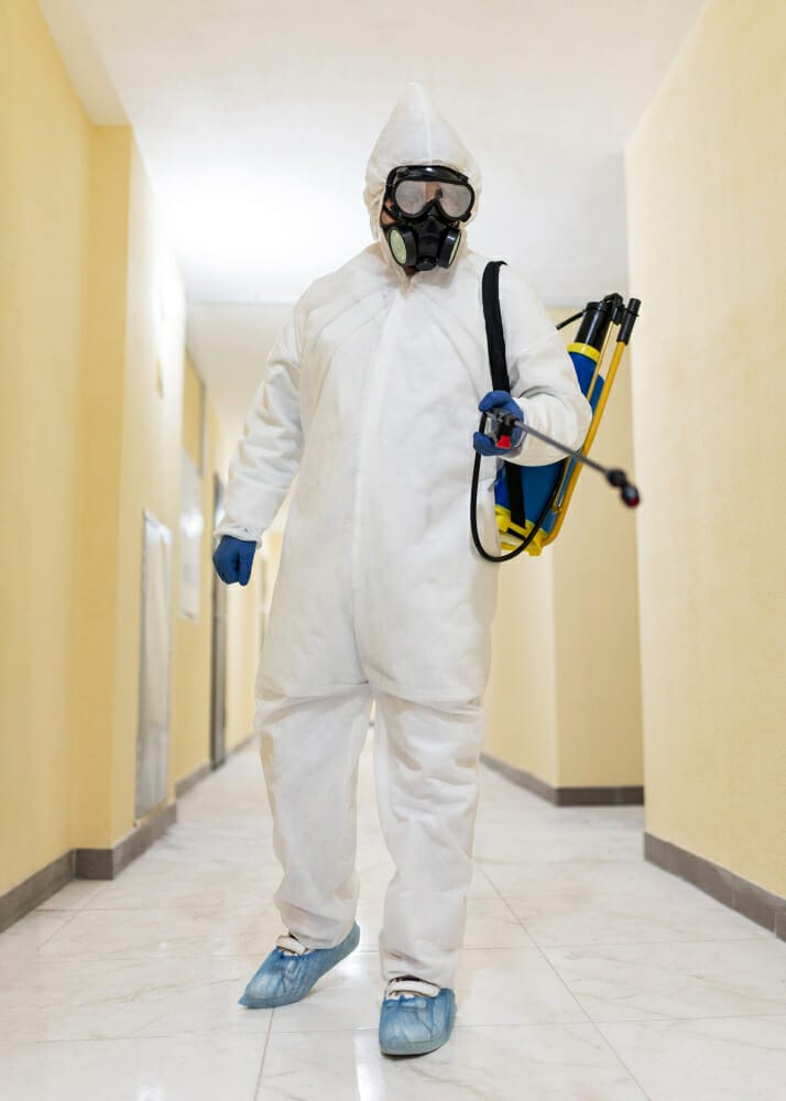 example of ppe for mold and biohazard cleanup